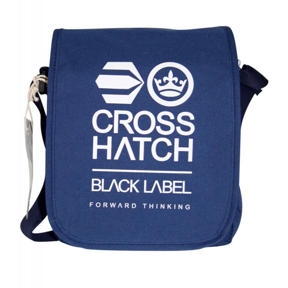 Crosshatch Lamoon Mini Satchel Messenger Travel Bag Sodalite Blue