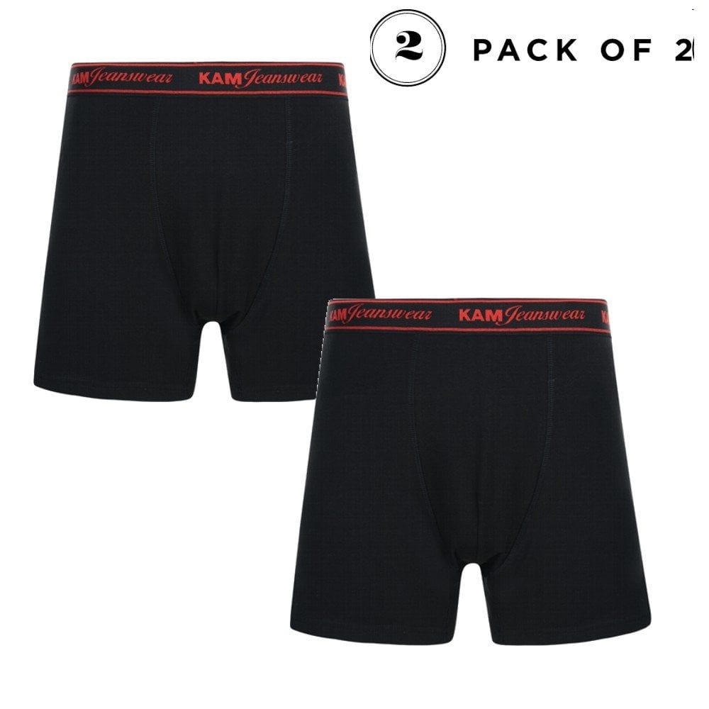 Kam New Mens Kingsize Big Cotton Boxer Shorts XL Underwear 2 Pack