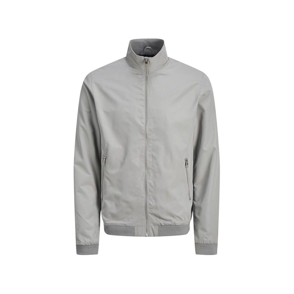 Jack & Jones Mens Harrington Bomber Jacket Ultimate Grey
