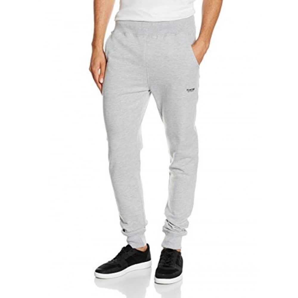 Firetrap Mens Ivon Slim Fit Sweat Pants Jogging Bottoms Grey Marl