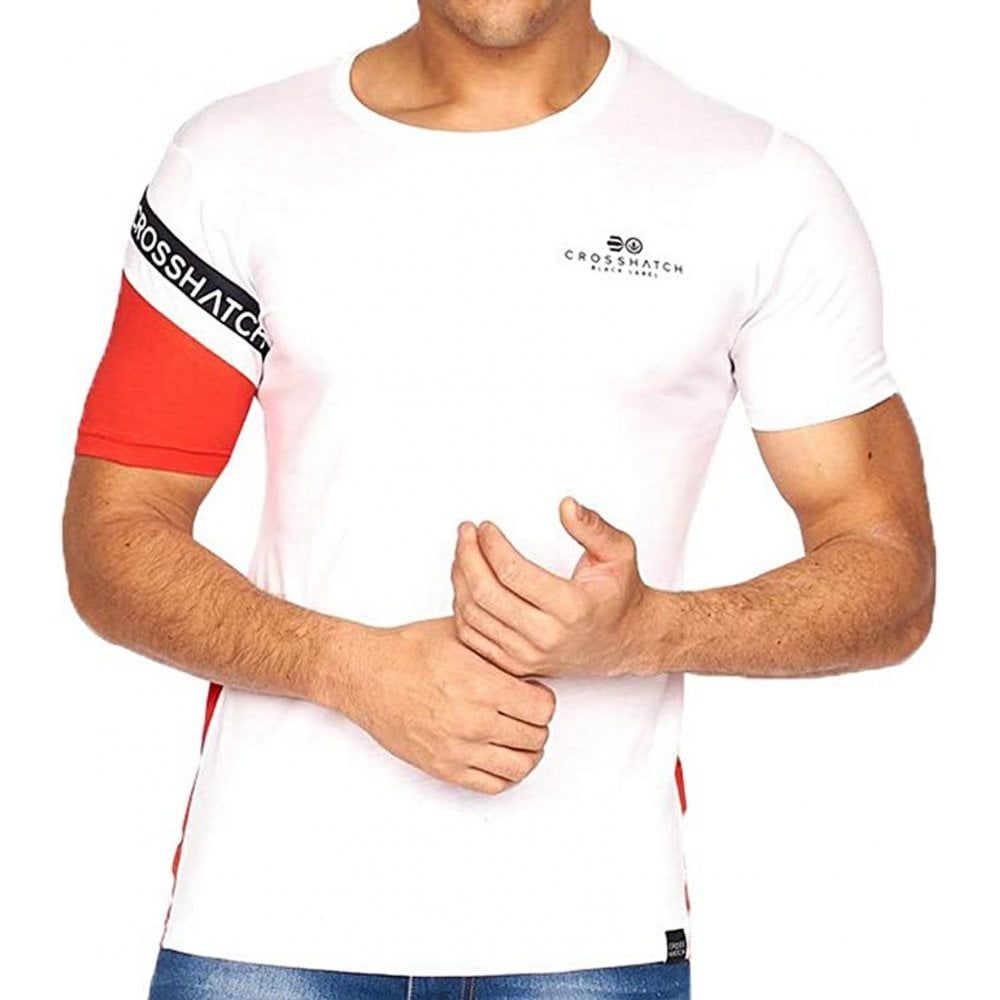 New Crosshatch Mens Leymere Branded Designer Casual T Shirt