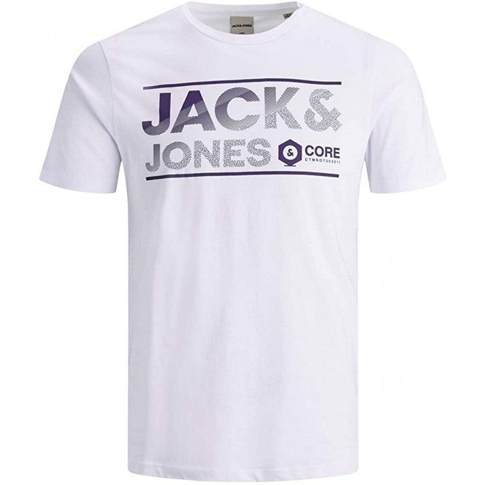 Mens Jack & Jones New Sead Designer Classic T Shirt China White
