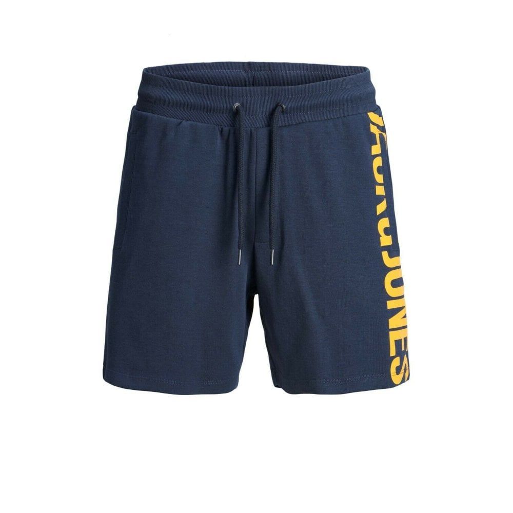 Mens Jack & Jones New Pops Jogger Sweat Shorts Sky Captain