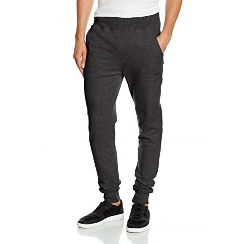 Firetrap Mens Ivon Slim Fit Sweat Pants Jogging Bottoms Charcoal Marl
