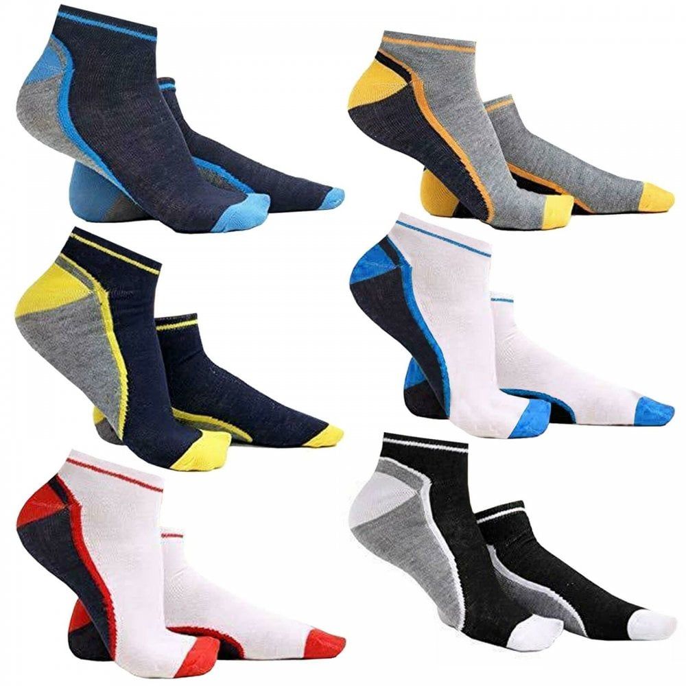 Mens 3 Pairs Trainers Socks Invisible Shoe Gym Summer Ankle Liner Size 6-11