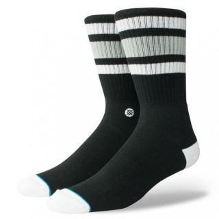 Stance Mens New Classic Crew Comfort Boyd 4 Cotton Socks Black