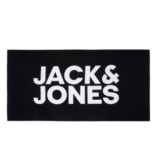 Adults Jack & Jones JACLogo New Beach Towel Black