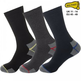 Mens Thick Work Heavy Duty Socks Builders Boots Workwear Big & Tall Sock UK 11-14