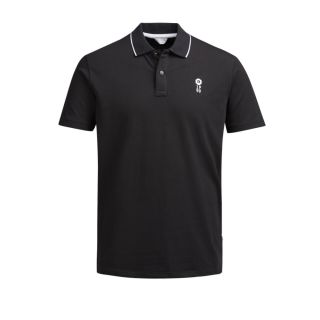 Jack & Jones Casual Stone Regular Fit Polo Shirts Black