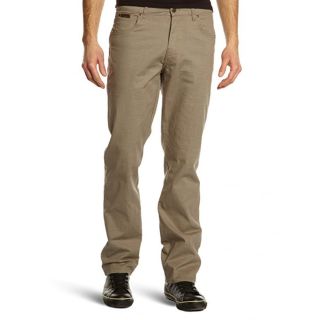 Wrangler Texas Mens Regular Fit Stretch Hash Jeans Light Olive