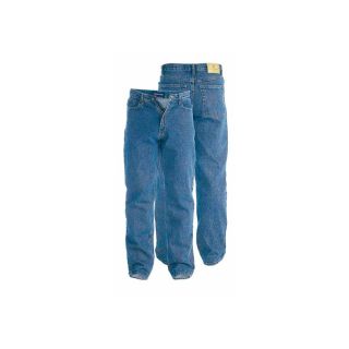 Rockford Mens New Carlos Stretch Denim Jeans Blue Regular Big Kingsize Zip Fly