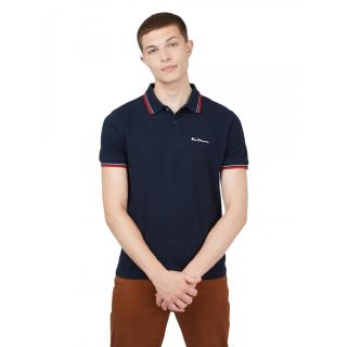Ben Sherman Signature Pique Polo Shirt Navy