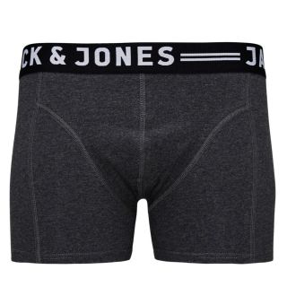 Jack & Jones Mens Casual Designer Sense Boxer Trunks Shorts Charcoal