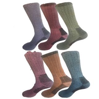 New 6 Pairs Ladies Womens Merino Wool Outdoor Walking Work Hiking Boot Thermal Socks