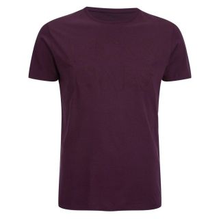 Jack & Jones Mens Rupert Embossed Casual Designer T Shirt Fig