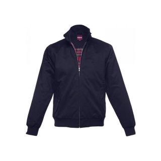Merc London Vintage Retro Harrington Jacket Navy