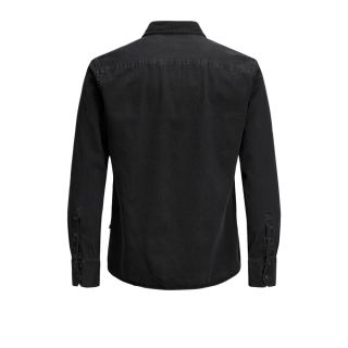 Jack & Jones Mens Kingsize Vintage New Sheridan Denim Shirt Black
