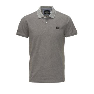 Jack & Jones Casual Part Polo Shirt Grey Melange