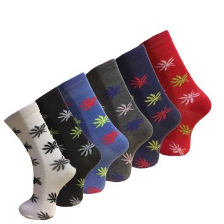 Design Socks 6 Pairs Mens Coloured Design Socks Smart Suit Work Golf Cotton Blend Adults
