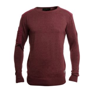 Crosshatch Linzee Crew Neck Cotton Jumper Cabenet Marl