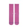 Stance Mens New Classic Crew Comfort Icon Anthem Socks Saturated Pink