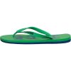 Mens Jack & Jones New Logo Pack Rubber Branded Flip Flops Fern Green