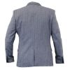 Cavani Mens Brera Plain Herringbone Tweed Blazer 