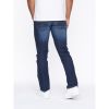 Crosshatch Mens Palmerston Straight Leg Jeans Dark Used Look