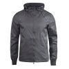 Crosshatch Windbreaker Jacket Lightweight Zip Summer Achernar Hooded Top Black