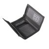 New Mens Crosshatch Three Fold Zip Nylon Affluence Wallets Magnet