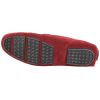 Mens Belide Moccasins Suede Look Shoes Driving Loafers Slip On Italian New Red