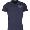 Crosshatch Haiden Mens Authentic Casual Designer Pique Polo Shirt Mood Indigo