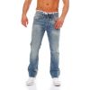 Jack & Jones Clark 007 Original  Straight Leg Fit Jeans Mid Used Look