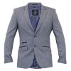 Cavani Mens Brera Plain Herringbone Tweed Blazer 