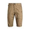 Crosshatch Mens Kractus Designer Cargo Chino Shorts Tan