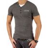 Jack & Jones Paven Split Neck T-Shirt Dark Teal