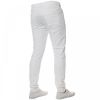 ENZO Mens New Designer Stretch Super Skinny Denim Jeans White