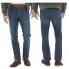 Crosshatch Bancrofter Mens new Branded Regular Fit Straight Leg Denim Jeans Dark Wash