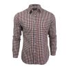 Crosshatch Mens New Larix Gingham Cotton Shirt Red 