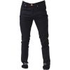 Designer Super Skinny Leg Stretch Jeans Jet Black