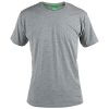 Mens D555 New Premium Weight Combed Cotton King Size Crew Neck T-Shirt Grey