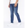 Crosshatch Mens Palmerston Straight Leg Jeans Mid Wash Look