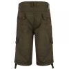 Soul Star Mens MST Designer Cargo Combat Chino Shorts Dark Khaki