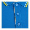Crosshatch Downtalk Twin Tipped Authentic Casual Designer Polo Shirt Directoire Blue