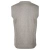 Farah Mens Stern Tank Top Vest Knitted V Neck Jumper Grey Marl