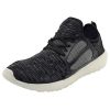 Mens New Crosshatch Metoric Trainers Black & Grey
