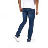 Crosshatch Mens Buraca Slim Fit Jeans Mid Stonewash Wash