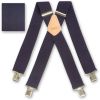 Brimarc Mens Heavy Duty Navy Blue Braces Trouser Belt Suspender 2" 50mm Wide