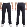 Enzo New Mens Skinny Slim Fit Stetch Designer Navy Jeans Chinos