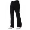 Enzo Mens New A42 Designer Bootcut Flared Denim Black Jeans